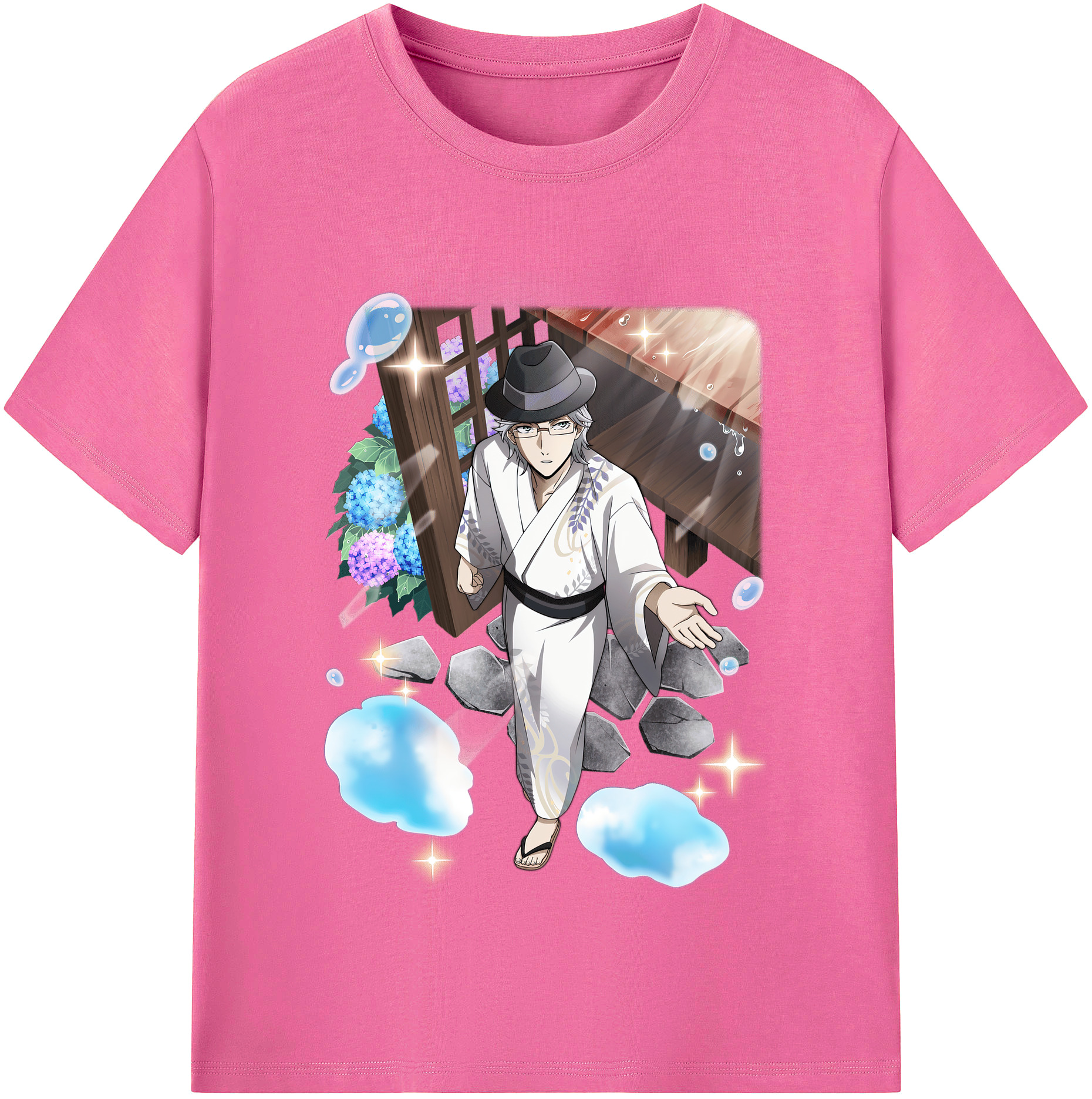 （画像用） 文豪ストレイドッグス Bungo Stray Dogs レディースカジュアルプリントTシャツ（綿100％）
